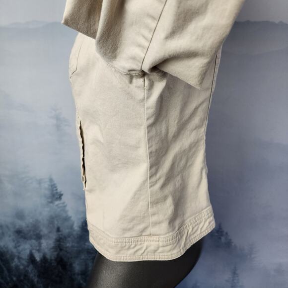 Dress Barn Collared Button Up Khaki Jacket | Women's Large - Picture 9 of 15